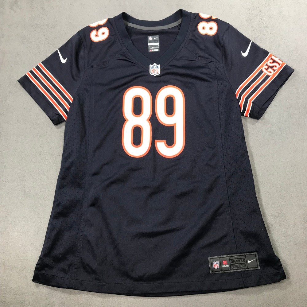 Nike Chicago Bears Jersey Womens Large Blue NFL On Field 89 Mike Ditka Retired